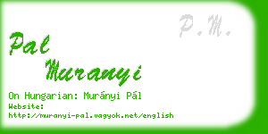 pal muranyi business card